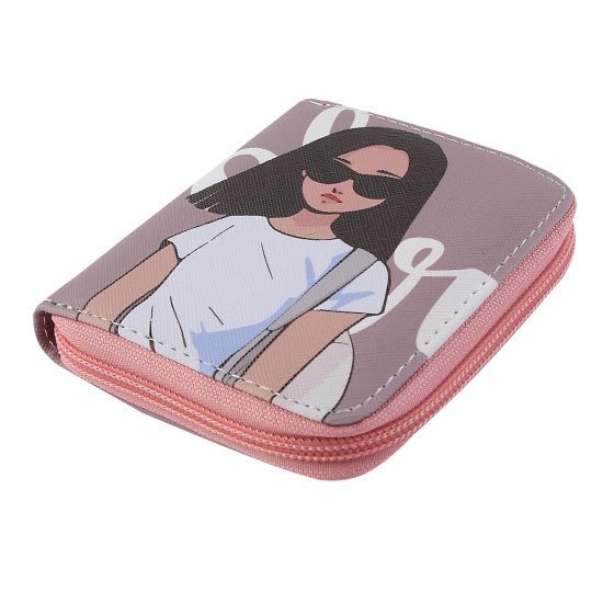 Кошелек, Cool girl, искусственная кожа, 120*100*25 мм, КОКОС, 251864