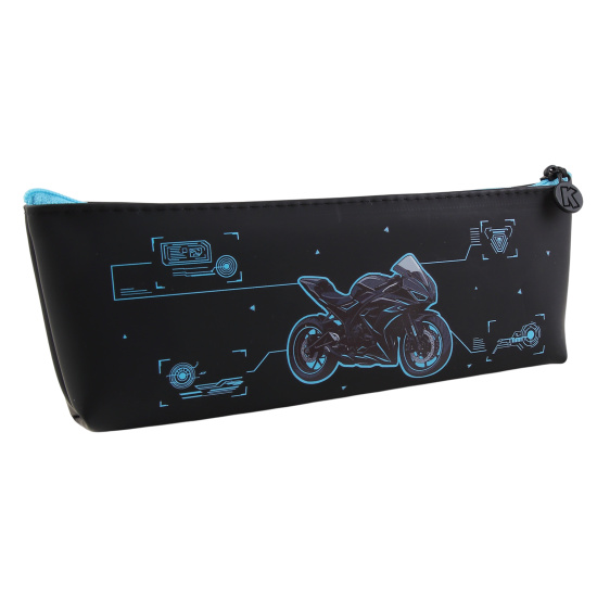 Пенал, силикон, 1 отделение, лодочка, 21*7*2,5 см, Sport bike, КОКОС, 260457