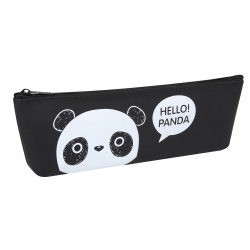 Пенал силикон 1 отделение лодочка 21*7*2,5 Panda КОКОС 250336