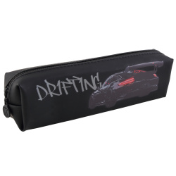 Пенал силикон 1 отделение прямоугольный 20*5*4 Drifting car КОКОС 260483