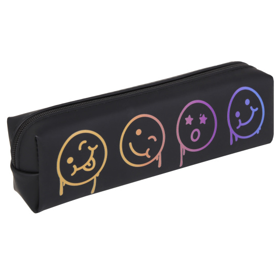 Пенал, силикон, 1 отделение, прямоугольный, 20*5*4 см, Smile, КОКОС, 250387