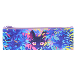 Пенал косметичка ткань 1 отделение 20*7 Tropical cat КОКОС К-2/250727