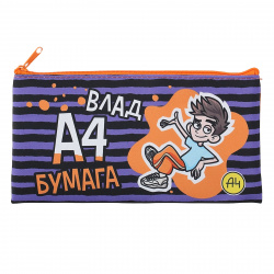 Пенал косметичка мягкий ткань 1отд б/н 10*19 Кружево ПМП 1-20 58169