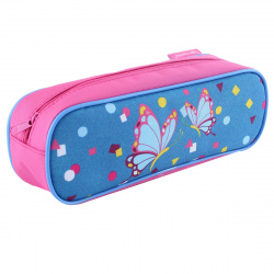 Пенал косметичка мягкий ткань 1отд б/н 8*23*6 Tiger family Конфетти клуб TGTY-003B1