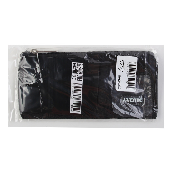 Пенал, косметичка, ткань, 1 отделение, 21*9 см, Uno Black, deVENTE, 7024508
