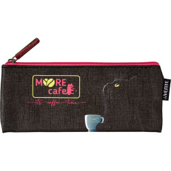 Пенал косметичка кожзам 1 отделение 21*9 MooreCafe deVENTE 7024616 черный
