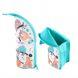 Пенал складной мягкий ткань 1отд б/н 6*21*6 Pretty dog ПМО 12-20 53984