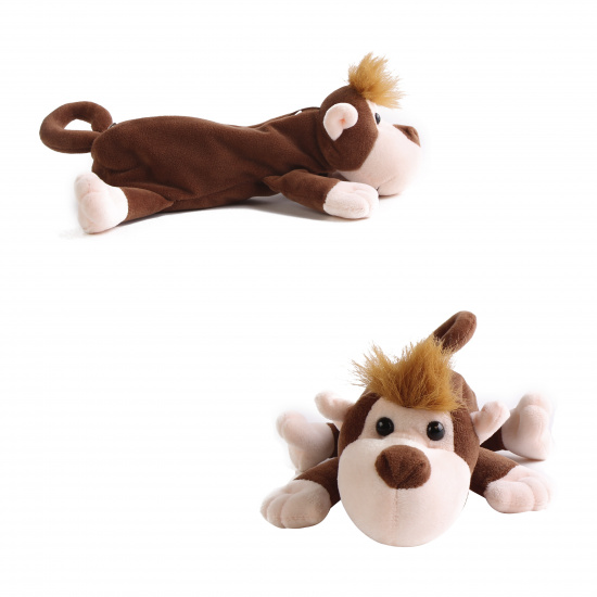 Игрушка для собак Маленькая обезьяна GiGwi Duraspikes, текстиль, резина, 17 см