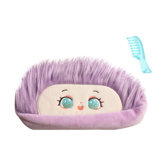 Пенал, игрушка, плюш, 1 отделение, 21*9*5 см, вышивка, Милашка, КОКОС, 252266