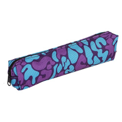 Пенал мягкий ткань 1отд б/н прямоуг 4*17*3 Graphic violet 17267 КОКОС