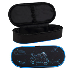 Пенал, ткань, 1 отделение, 21*9*5 см, Sport bike, КОКОС, 261660