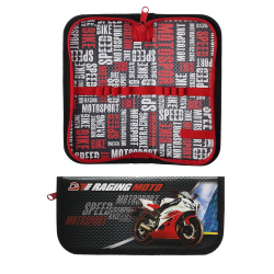 Пенал картон ламинированный 1 отделение 19*9*3 Racing moto Пчелка ПО-03