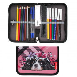 Пенал 1отд с/н 18пр 13*20*3 Clever Dog ЕК 44609