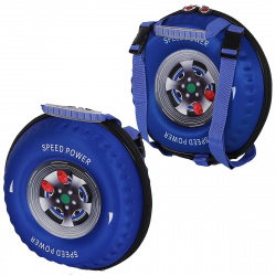 Рюкзак дет 1отд Wheel 27*27*10 EVA син 17125 КОКОС