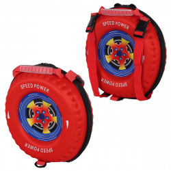 Рюкзак дет 1отд Wheel 27*27*10 EVA красн 17125 КОКОС