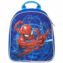 Рюкзак детский, спинка мягкая, 25*20*8 см, 1 отделение, полиэстер Человек-паук Hatber KB_074124
