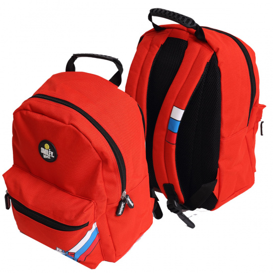 Рюкзак ткань 1отд 28*36*16 Proff Smilley Football FO16-BP-01 красный