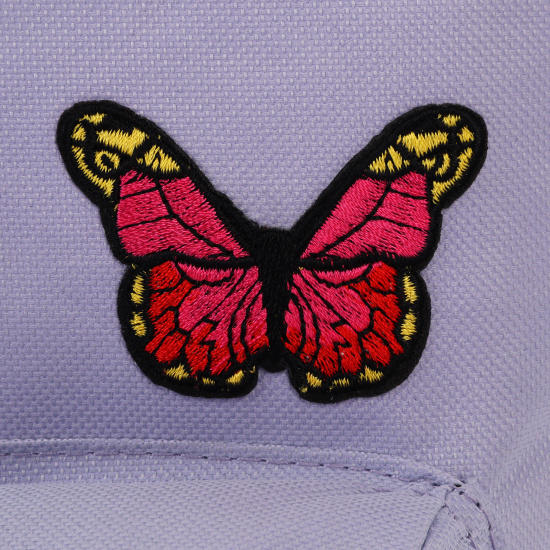 Рюкзак спинка мягкая, 1 отделение, 30*40*10 см, сиреневый Butterfly deVENTE 7032114