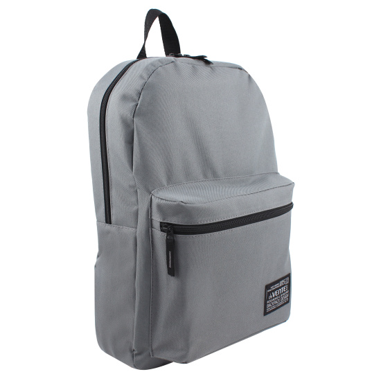 Рюкзак спинка мягкая, 40*30*10 см, 1 отделение, серый deVENTE 7032107