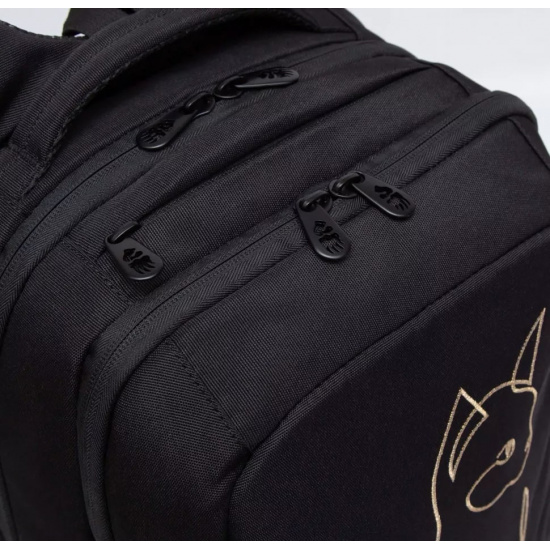 Рюкзак спинка эргономичная, 2 отделения, 26*38*14 см, черный Grizzly RG-366-2