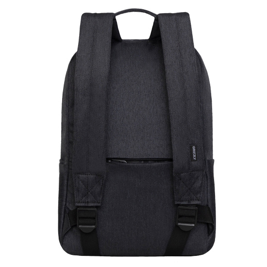 Рюкзак спинка мягкая EVA, 34*24*12 см, 1 отделение, черный/серебро Grizzly RXL-320-1
