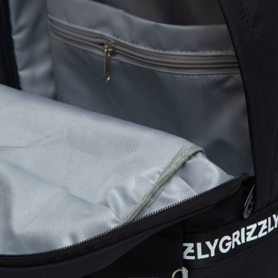 Рюкзак спинка мягкая EVA, 36*24*10 см, 1 отделение, черный Grizzly RXL-327-2