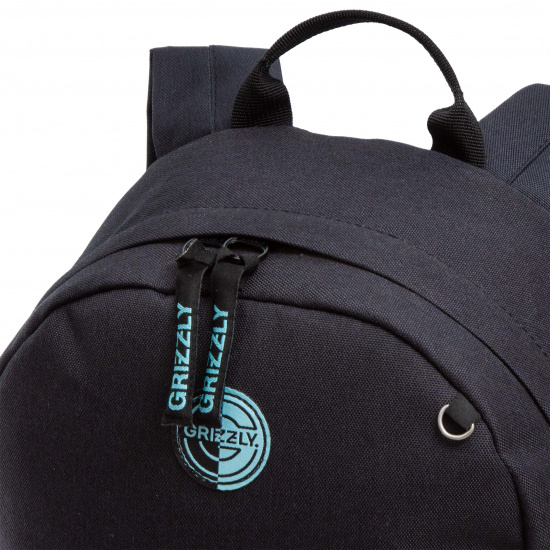 Рюкзак спинка мягкая EVA, 37*27*12 см, 1 отделение, черный/мятный Grizzly RXL-327-1