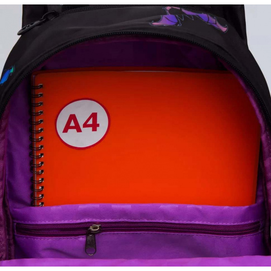 Рюкзак спинка мягкая EVA, 38*26*12 см, 1 отделение, черный Grizzly RXL-323-11