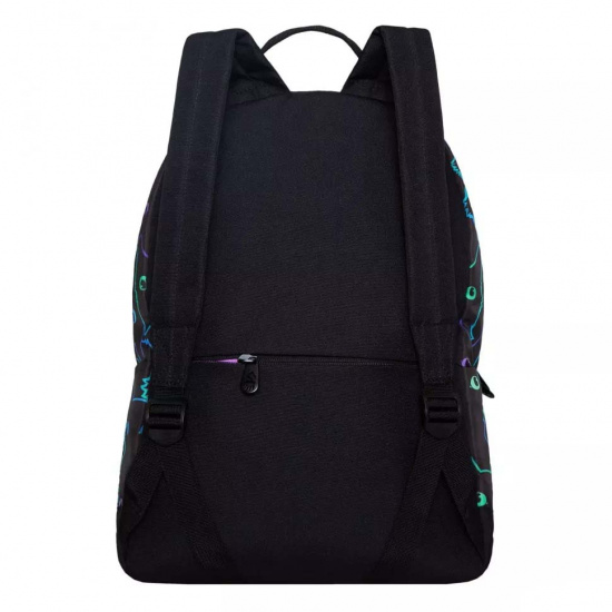 Рюкзак спинка мягкая EVA, 40*28*12 см, 1 отделение, черный Grizzly RXL-322-3
