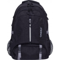 Рюкзак 2отд эргоном Grizzly 32*50*16 полиэстр RQ-905-1 черный
