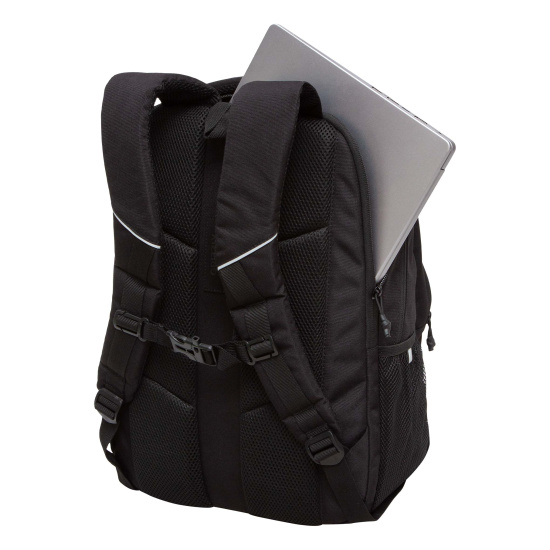 Рюкзак спинка эргономичная, 42*30*20 см, 3 отделения, черный Grizzly RU-432-1