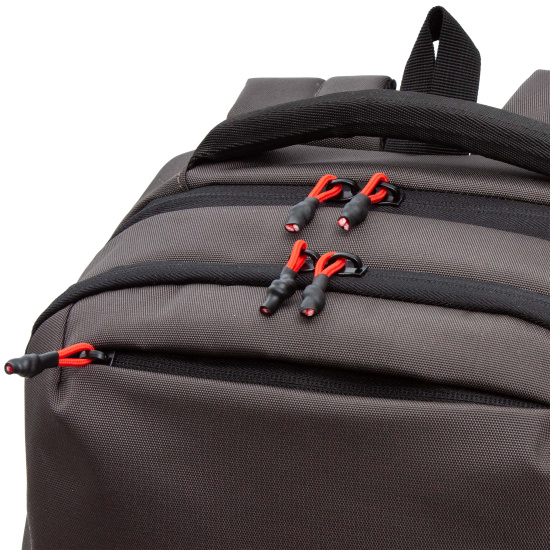 Рюкзак спинка эргономичная, 42*30*15 см, 2 отделения, черный/серый Grizzly RU-437-4