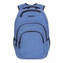 Рюкзак 1отд Grizzly 32*48*16 полиэстр RX-900-1 джинсовый