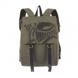 Рюкзак 1отд Grizzly 30*41*16 брезент RU-620-1 болотный