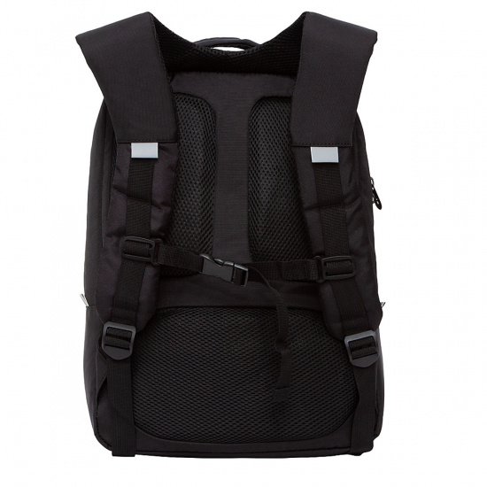 Рюкзак спинка мягкая EVA, 2 отделения, 38*28*12 см, черный Grizzly RD-144-2