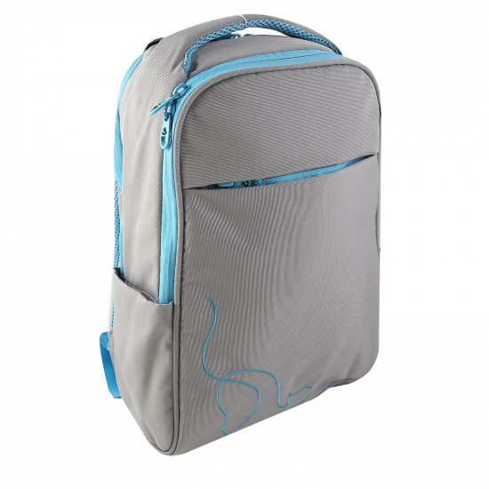 Рюкзак спинка мягкая EVA, 2 отделения, 28*38*12 см, серый Grizzly RD-145-1