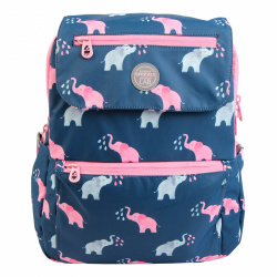 Рюкзак спинка мягкая EVA, 2 отделения, 38*30*14 см, синий/розовый Grizzly RD-148-2