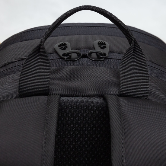 Рюкзак спинка эргономичная, 2 отделения, 38*28*18 см, с брелоком, черный Grizzly RG-463-5