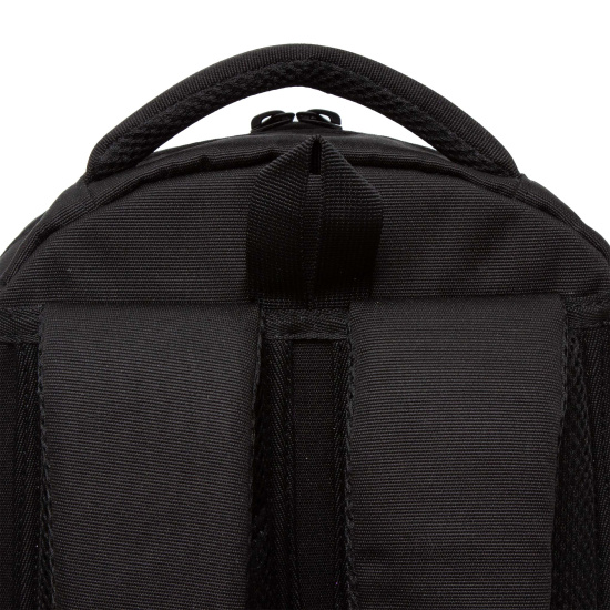 Рюкзак спинка эргономичная, 2 отделения, 38*26*18 см, с брелоком, черный Grizzly RG-460-2