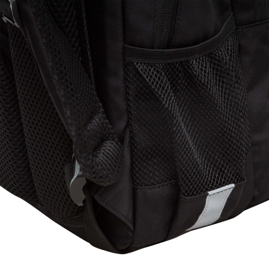 Рюкзак спинка эргономичная, 3 отделения, 40*28*16 см, с брелоком, черный Grizzly RG-461-1