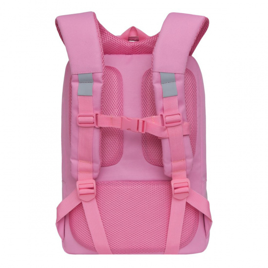 Рюкзак спинка эргономичная, 2 отделения, 38*26*14 см, розовый Grizzly RG-066-1