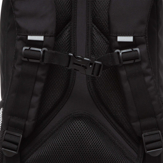 Рюкзак спинка эргономичная, 2 отделения, 38*26*16 см, черный/салатовый Grizzly RB-456-2