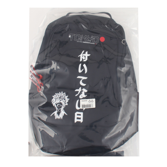 Рюкзак спинка эргономичная, 2 отделения, 44*31*20 см, черный Tokyo Crash deVENTE 7032476
