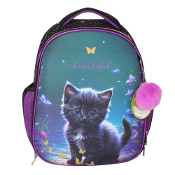 Ранец ортопедическая спинка 2 отделения 38*28*16 Choice Lite Beautiful Cat deVENTE 7033524