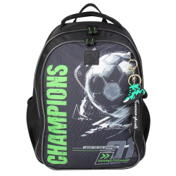 Ранец эргономичная спинка 2 отделения 38*27*16 COMFORT Light Champions КОКОС 250023