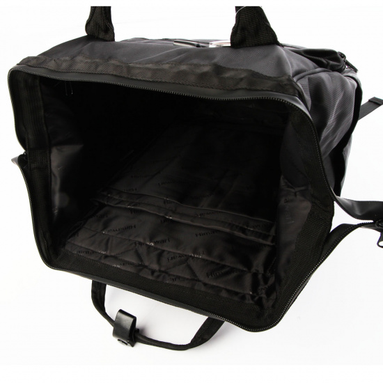 Рюкзак спинка мягкая, 40*28*17 см, 1 отделение, черный HIMAWARI 205895