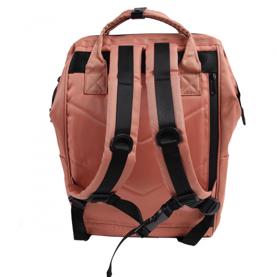 Рюкзак спинка мягкая EVA, 40*28*17 см, 1 отделение, персиковый HIMAWARI 205896