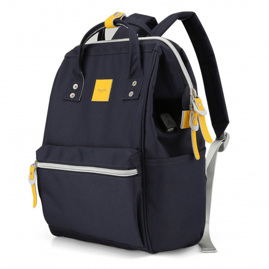Рюкзак спинка мягкая EVA, 40*28*17 см, 1 отделение, синий HIMAWARI 210520