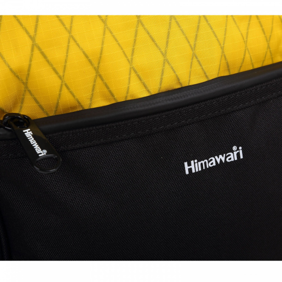 Рюкзак спинка мягкая EVA, 40*28*17 см, 1 отделение, черный, желтый HIMAWARI 215699