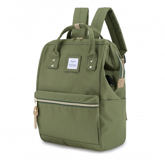 Рюкзак спинка мягкая, 40*28*17 см, 1 отделение, зеленый HIMAWARI 205903